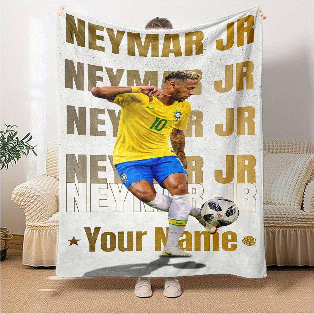 Neymar Energy Poster Blanket Warmthful Decor Perfect For Picnics Office Chair Livingroom For All Occasions Modern Style Gift For Travel Home Birthdays