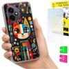 Etui Do Honor X7D / 400 Smart Obudowa Foto Case Plecki Kot + Szkło 9H