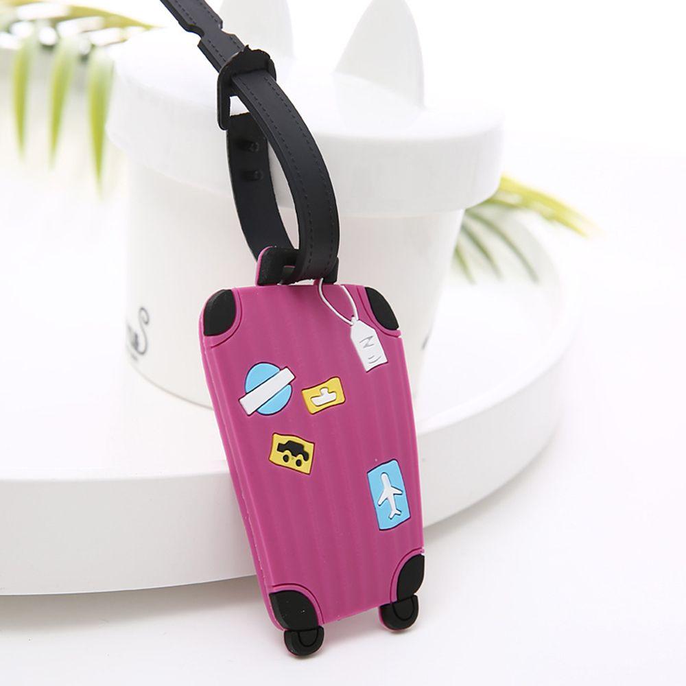 Сумка Школьная сумка Идентификаторы с ремешком Багаж Чемодан Силиконовая бирка для багажа Именные ID-бирки