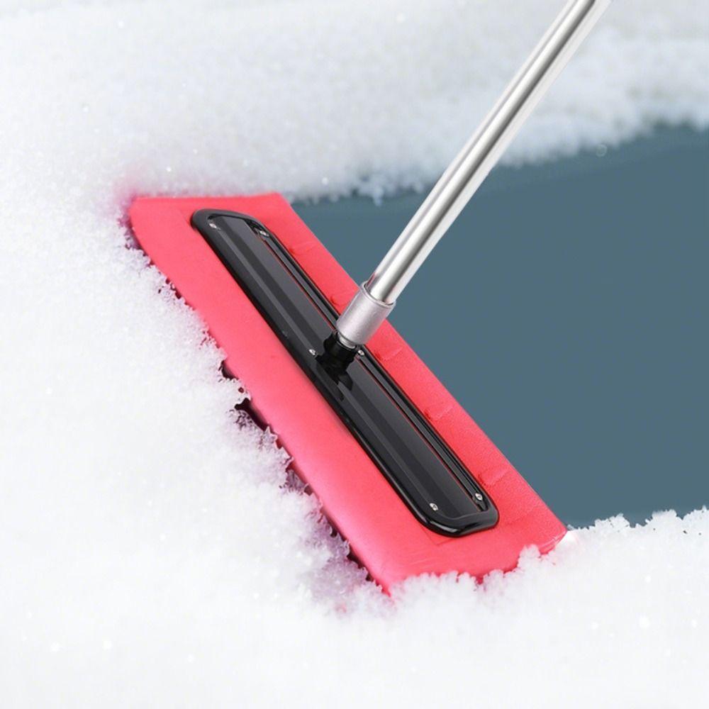 Winter Tool Light Snow Brush Foam Head High-Altitude Roof Snow Rake Designed For Roofs Snow Broom Roofs