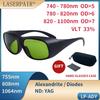 LaserPair 755/808/1064nm инфракрасные лазерные защитные очки AlexandriteDiodesND:Защита от лазера YAG в соответствии с CE EN207