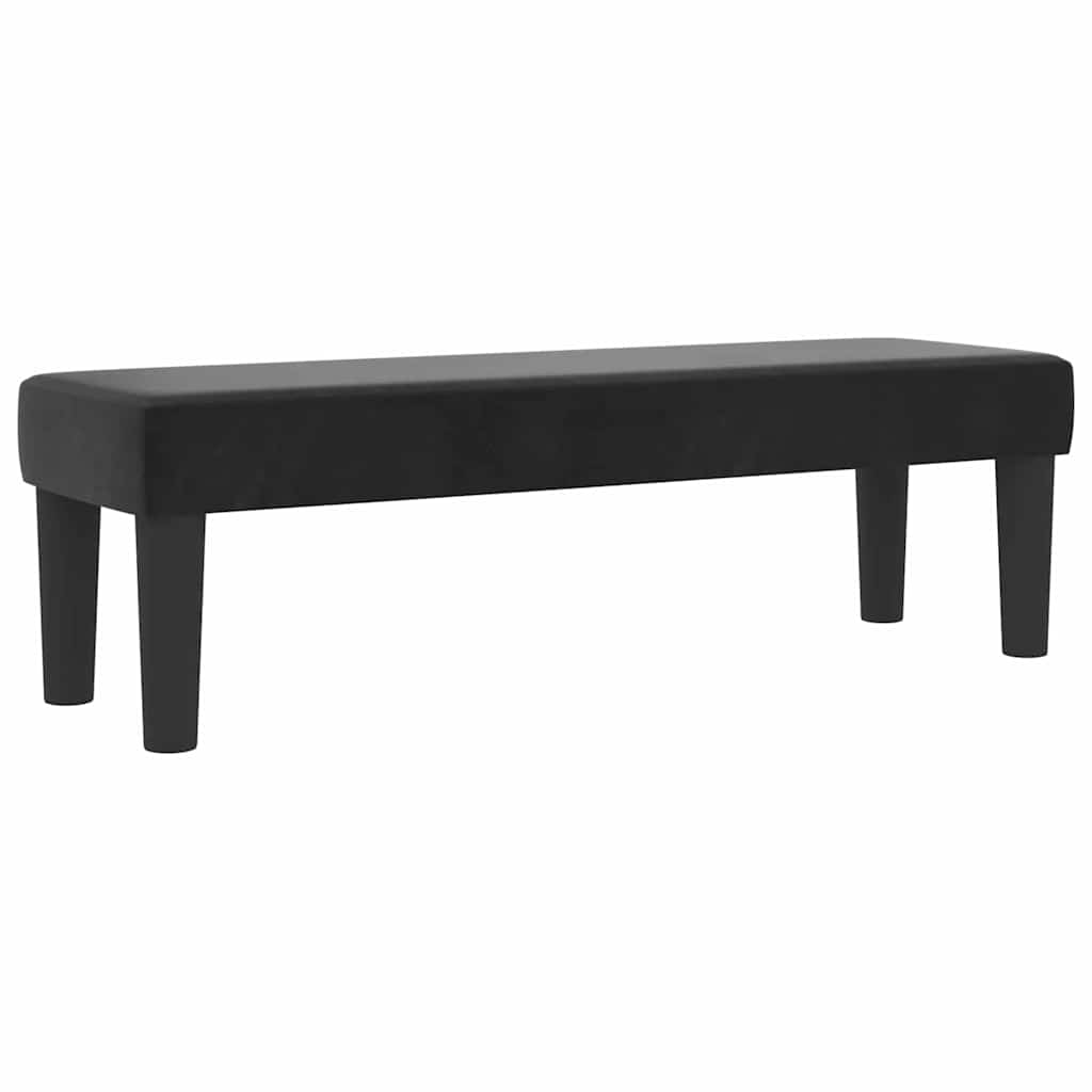 Box Spring Bed with Mattress Black 200 x 200 cm Velvet