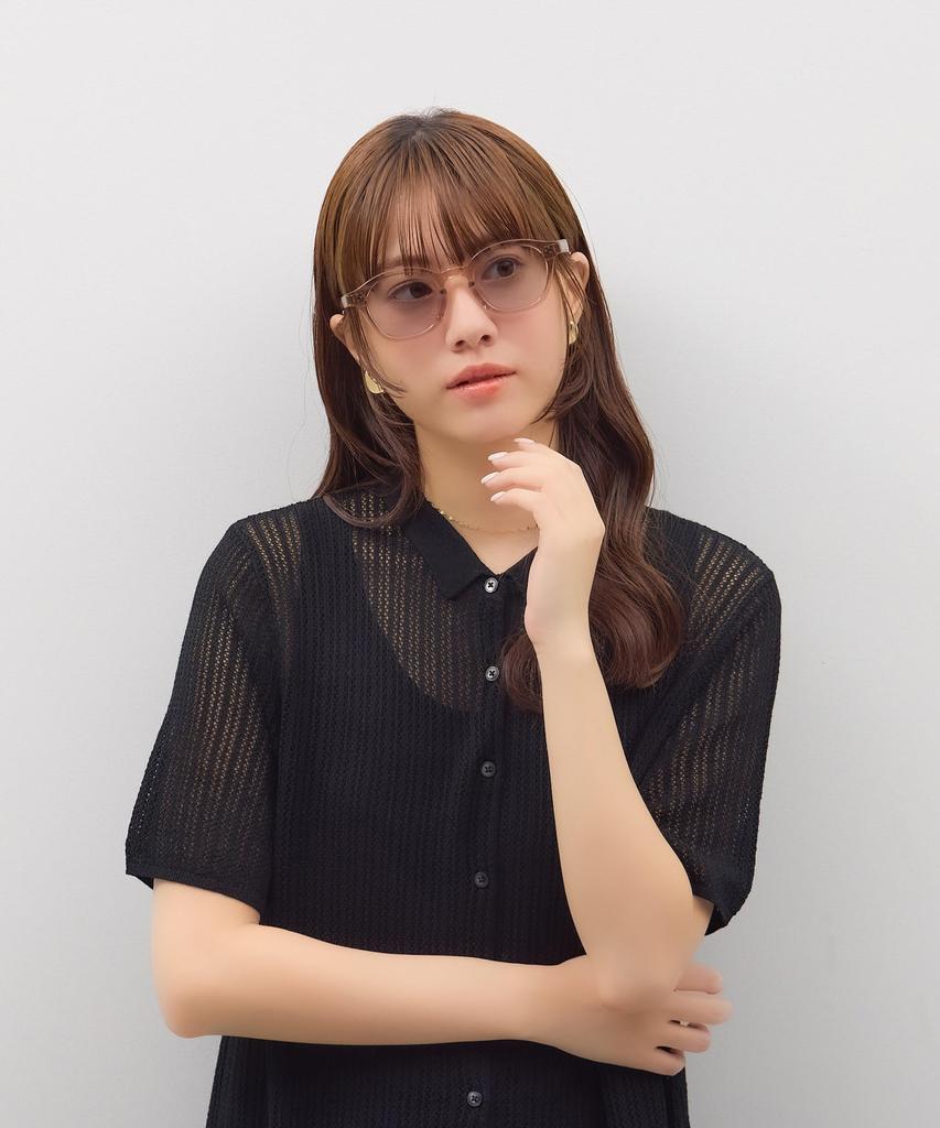 Солнцезащитные очки Zoff Цветные линзы с УФ-защитой и коричневые линзы в стиле Веллингтон, Широкая оправа, Стильные, Защита, Унисекс, Мужские Женские [ZF241G01_41A2]