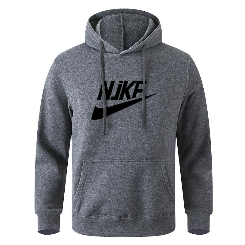 New men's and women's autumn and winter fleece hoodie jacket NjKF mother print foreign trade leisure sports hoodie trendy men's