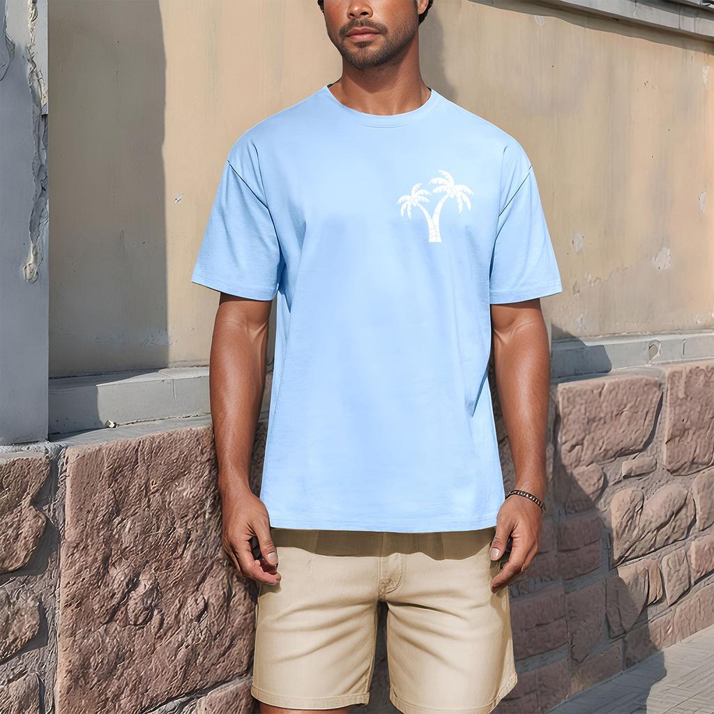 Мужская футболка Футболки с графическим текстом Pool3D печать Уличная повседневная одежда с короткими рукавами и принтом Базовая одежда