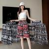 Elephant Pants Women Wide Leg Shorts Summer Thailand Thin Straight Casual Streetwear Beach Bottoms Female Clothing Fashion