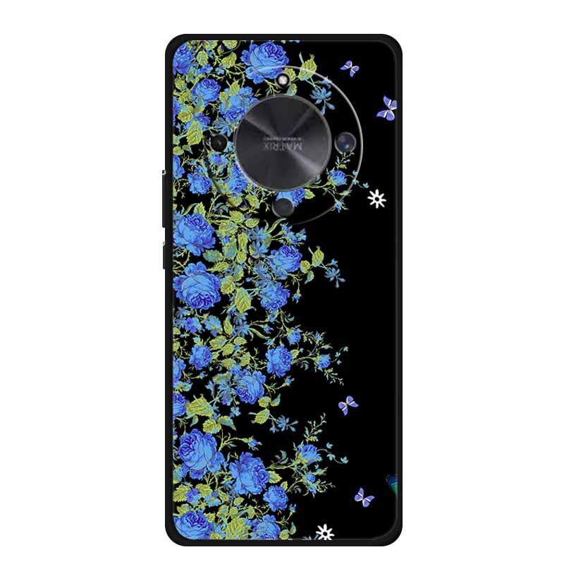 Coque For Honor X70 5G Case Cartoon Cat Funda Black Silicone Soft Back Cover For Honor X70 2025 Phone Case Cover X 70 HonorX70