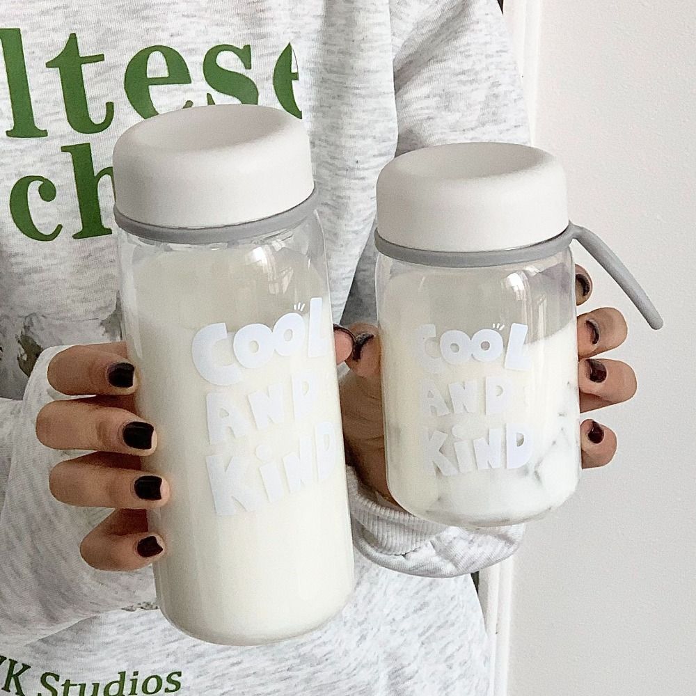 Пластиковый стакан для воды для студентов Прозрачный стакан для питья Бутылка для воды INS Для активного отдыха и спорта