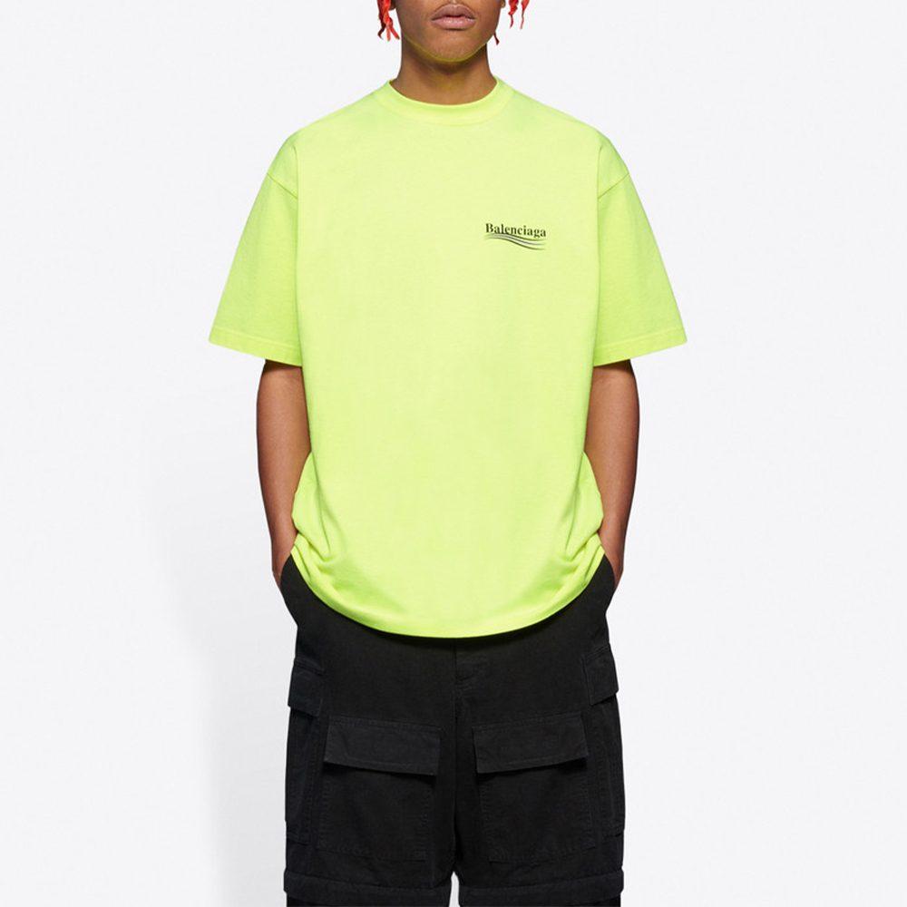 Balenciaga Футболка оверсайз с логотипом 641675TJVF77110