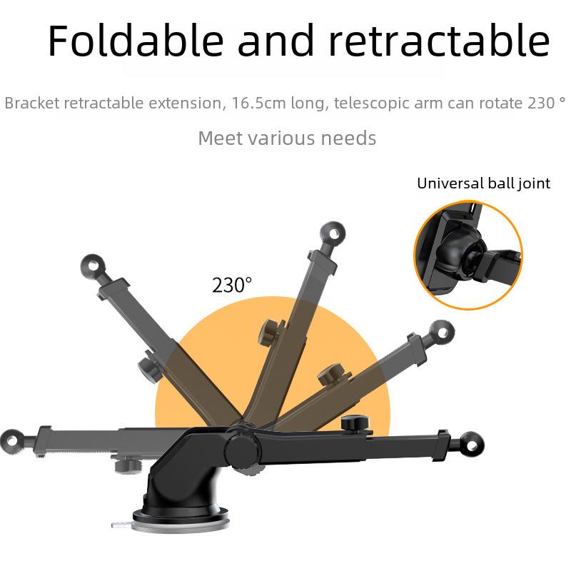 «Универсальный автомобильный держатель телефона с выдвижной присоской для больших грузовиков»