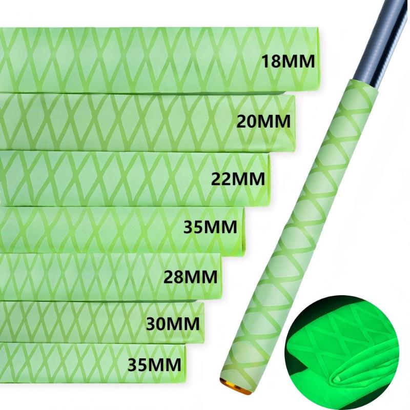 Светящаяся трубка Флуоресцентный чехол для удочки 2:1 1M Противоскользящая термоусадочная трубка Водонепроницаемая изоляционная обертка Защита рукоятки