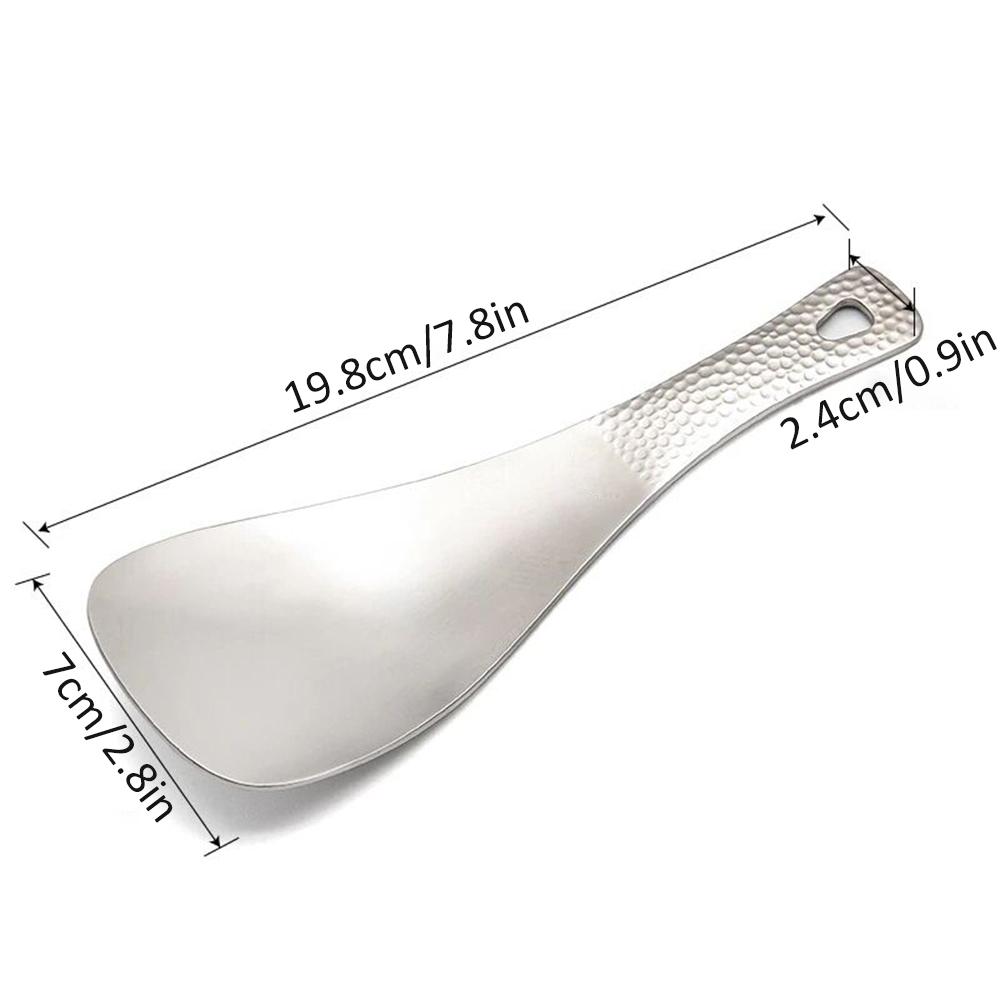 Титановая рисовая ложка, сверхлегкая экологически чистая лопатка для приготовления пищи, лопатка для кемпинга, походов на открытом воздухе