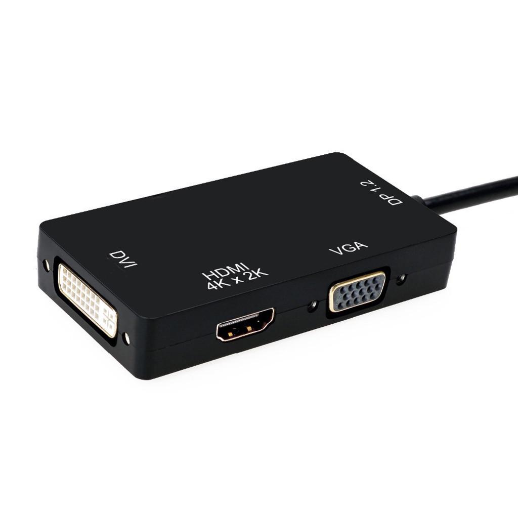 Адаптер Mini DisplayPort к VGA DVI Адаптер 4K Конвертер видеодисплея