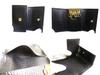 Оригинальный GUCCI Double G GG Черная Кожа Золото H/W 6 Фото Брелок #b092 Открытая коробка
