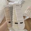 Solid Color Summer Thin Breathable Leg Warmers Japanese Simple Long Knee High Socks Women Elegant Leg Warmers Trendy Calf Socks