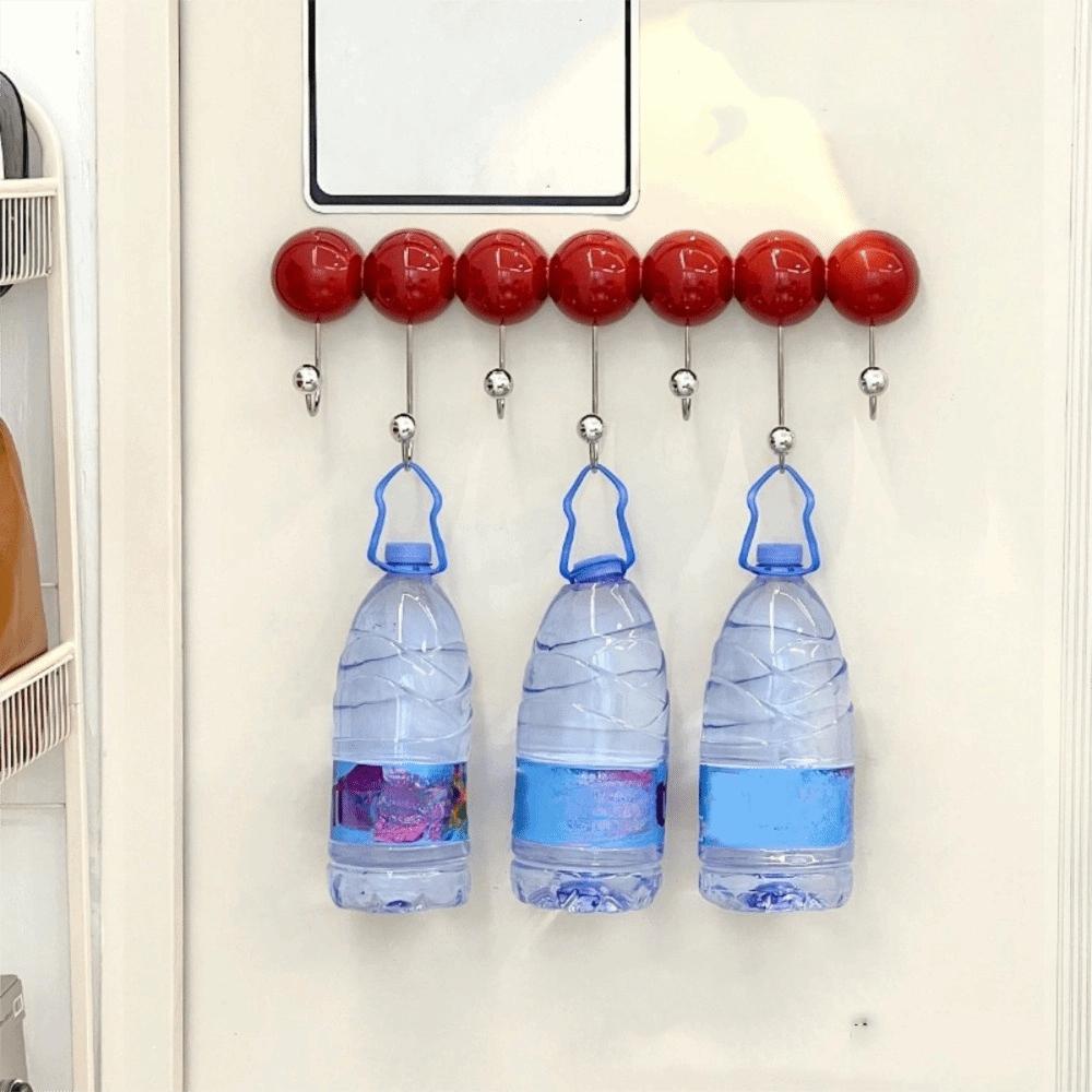 No Marks Suction Cup Hook Removable Clothes Storage Rack Hat Storage Coat Hanger  Entrance Door