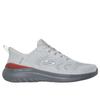 Skechers Bounder 2.0 Удобные Модные Универсальные Трендовые Низкие Тренировочные Кроссовки Мужские Кроссовки Серый 233031-GYRD