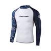 Mens Quick-Dry Rash Guard Set Long Sleeve Top Pants UV Protection Swimwear Surfing Diving Snorkeling Water Sports
