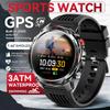 Новые Профессиональные Спортивные Умные Часы с GPS для Мужчин 1.46" AMOLED Экран 3ATM Компас Фитнес-трекер Военные Умные Часы
