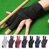 Billiard Pool Gloves for Left Hand Breathable Three Finger Cue Shooter Pool Gloves Snooker Cue Sport Glove for Women Men