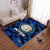 "Inter Milan Logo Non-slip Rug Design, Ideal for Living Room and Bedroom Sofas"