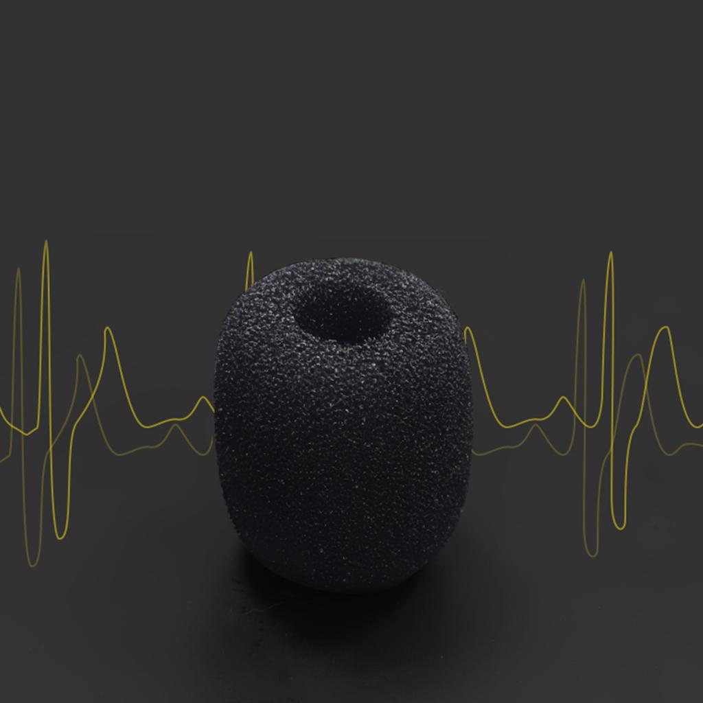 Практичные накладки на петличный микрофон, губчатые накладки для микрофона, губчатая накладка для динамика «Маленькая пчелка», накладка для головного микрофона