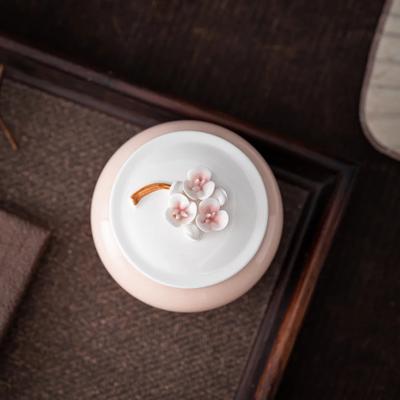Розовый керамический чайник с крышкой, Органайзер для кофе, Сахарницы, Влагостойкий, Кухонный контейнер