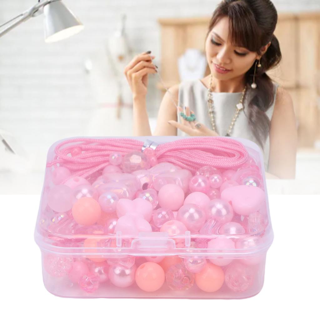 Смешанные бусины Милые Стильные АБС-пластиковые Ассорти Бусины с Нитью для Бисероплетения для Изготовления Ювелирных Изделий и Рукоделия