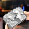 Food Grade Silicone Ice Mold with Clear Funnel-type Lid 3D Dachshund Corgi Ice Cube Mold, Pet Shapes Shape Ice Cube Tray