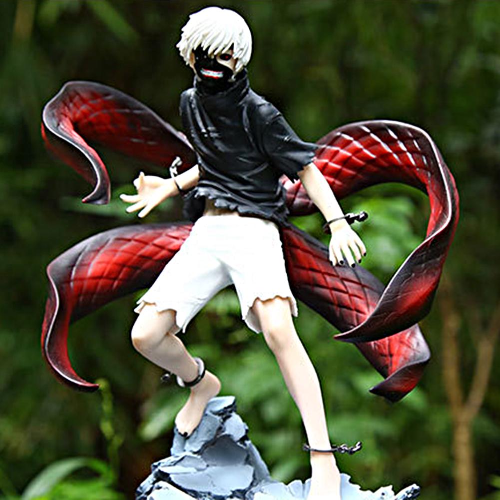 Большая версия Kaneki Ken Garage Kit Токийский гуль Подвижная половина Kakuja Kaneki Маска Кукла Модель с красным хвостом