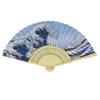 Bamboo Handle Folding Fan Paper Fan New Props Fan