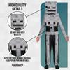 Disguise Minecraft Skeleton Costume Kids Video Game Inspired Character Outfit Classic Kids Size S Gray (4-6)