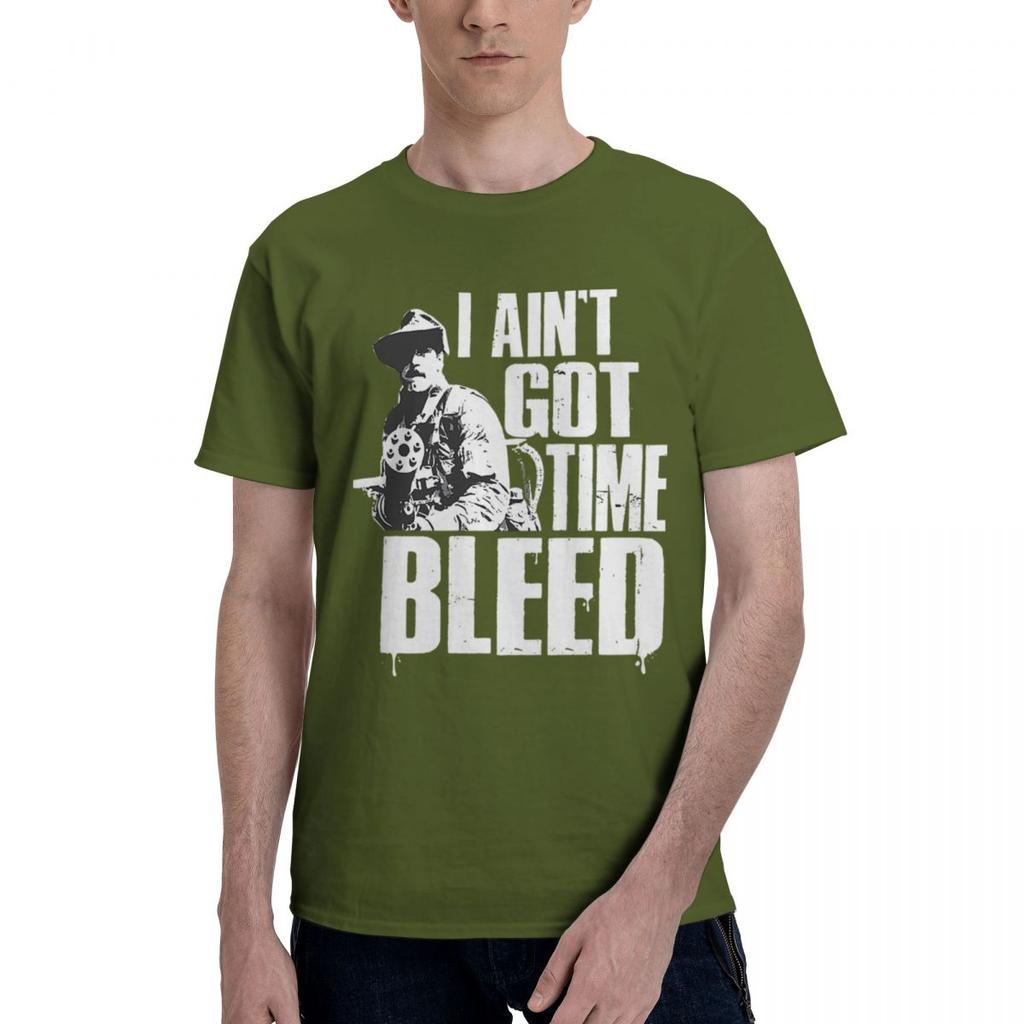 Aint Got Time To Bleed 100 Cotton Casual Breathable Confortable Man Mens Clothing Deals Funny Gifts