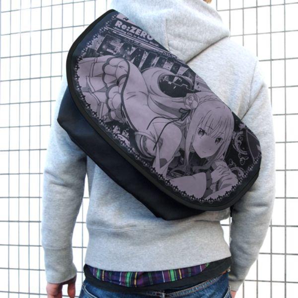 Ре:Жизнь в другом мире от Zero Сумка-мессенджер Emilia Сумка через плечо Черная COSPA