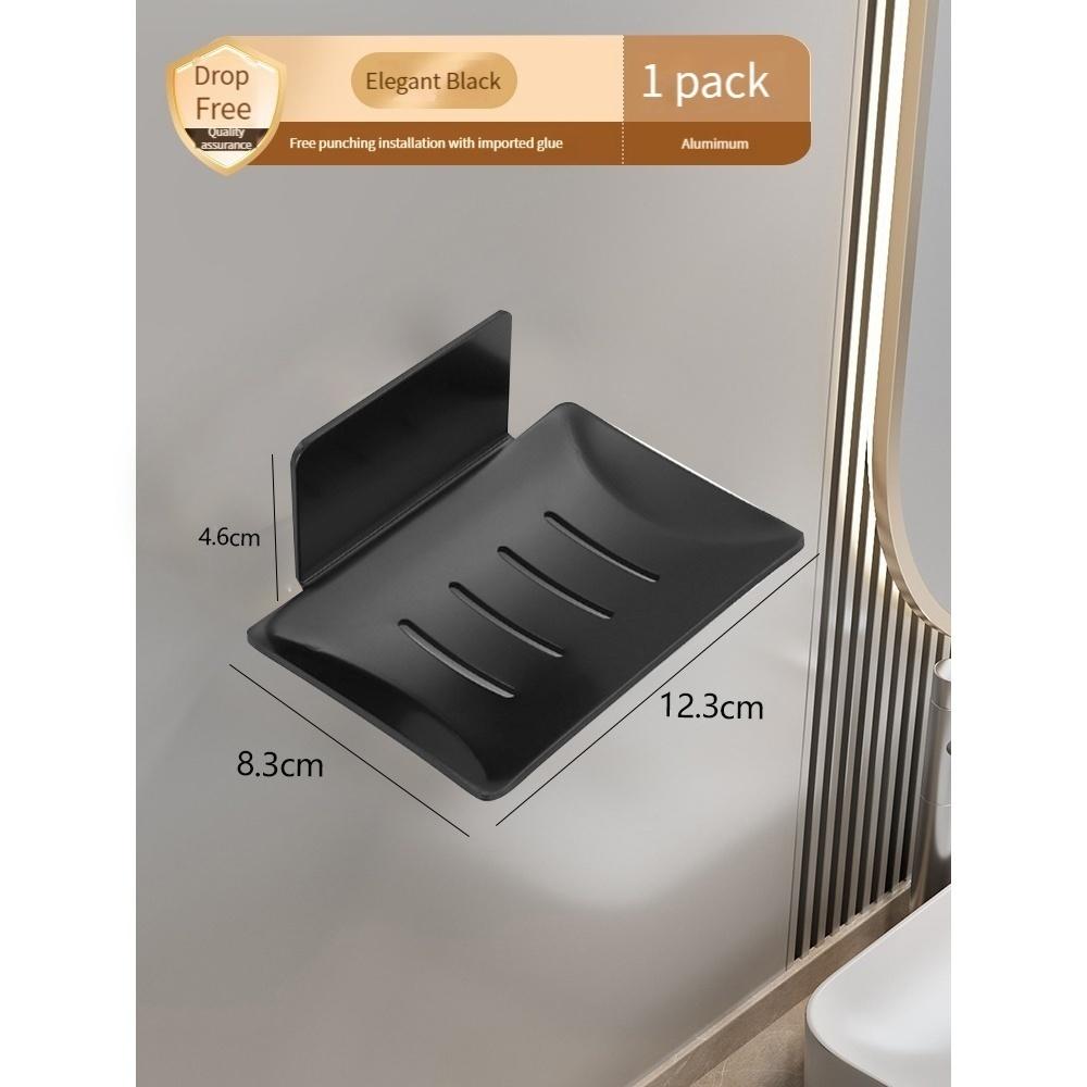 Мыльница для ванной комнаты, не требует сверления отверстий для слива, мыльница, полка для хранения в ванной комнате, бытовое настенное крепление, настенное многослойное хранение