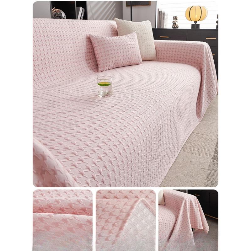Summer Ice Silk Sofa Cover Towel Cool Feeling Sofa Cover Simple Modern Summer Anti-Scratching Summer Mat Sofa Cushion