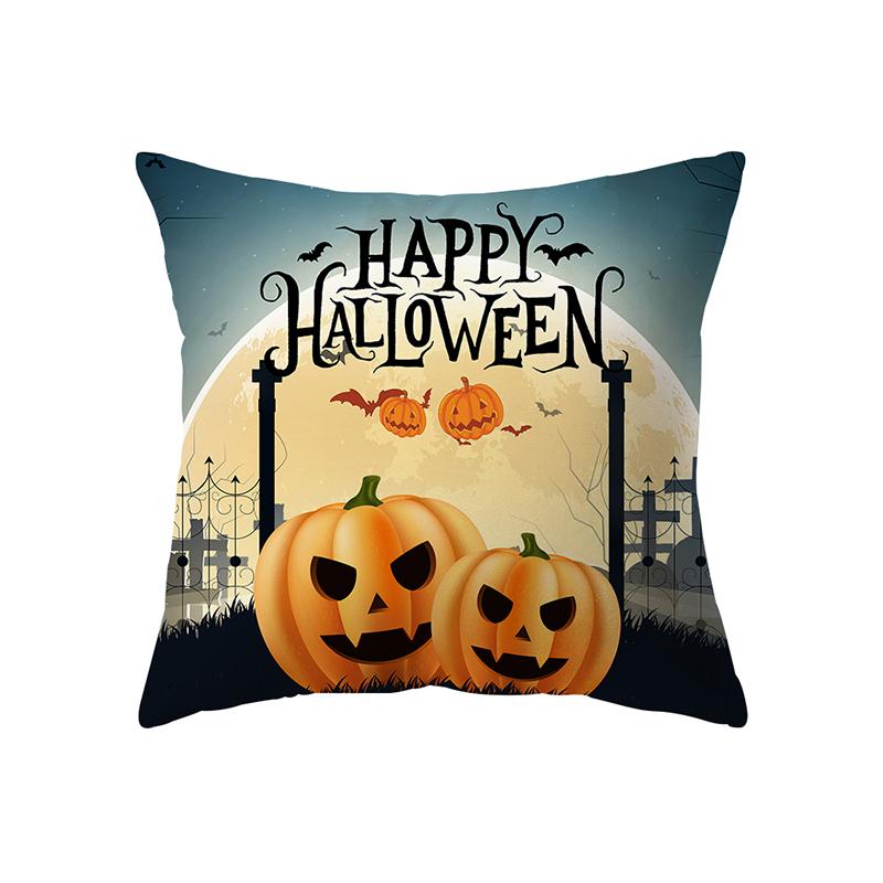 Pumpkin Collection Halloween Theme Pillow Cover Sofa Cushion  Holiday Gift Party Decoration Home Decor