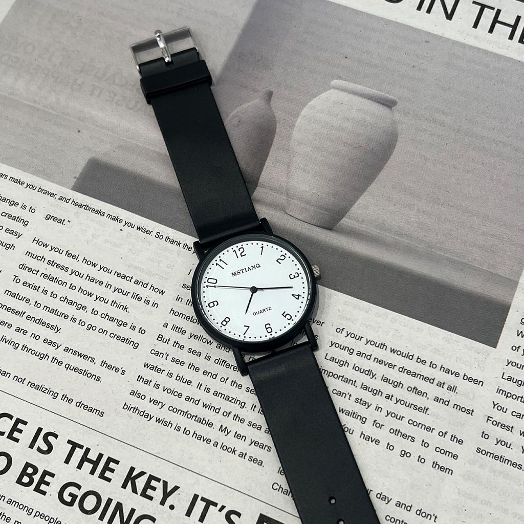 Examination Watch Male And Female Students Mori College Style Fashionable And Versatile Simple Large Dial Hands Quartz Watch