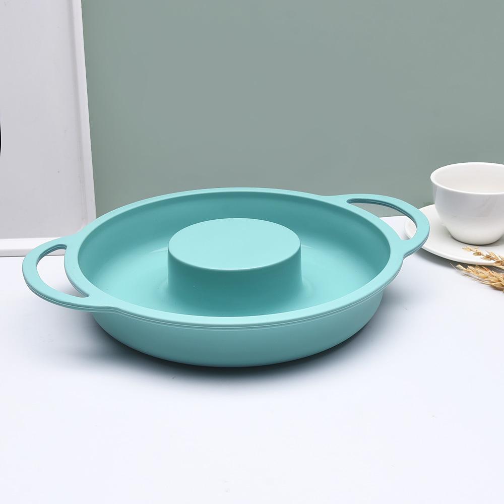 Полую круглую форму для торта можно повесить, легко чистить и легко снимать с формы. Силиконовая форма для торта.