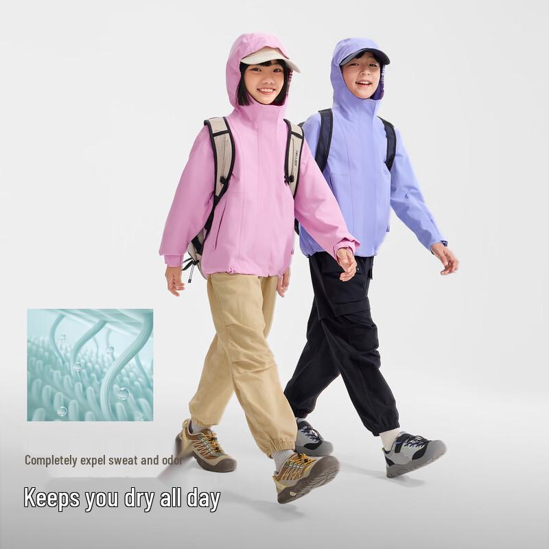 Pelliot Kids' Outdoor Waterproof & Windproof Jacket