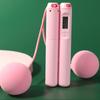 Counting Jump Rope Ball Steel PVC Skipping Rope Exercise Adjustable Cordless Jump Rope Fitness Gym Training Home Sport Equipment