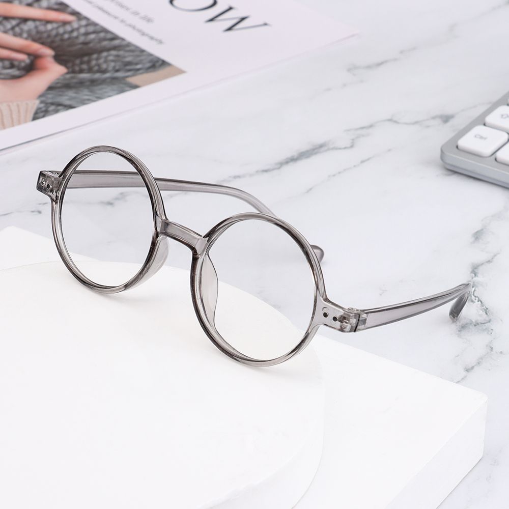 Очки для чтения в круглой оправе с защитой от УФ-синих лучей, очки для дальнего зрения, очки для пресбиопии