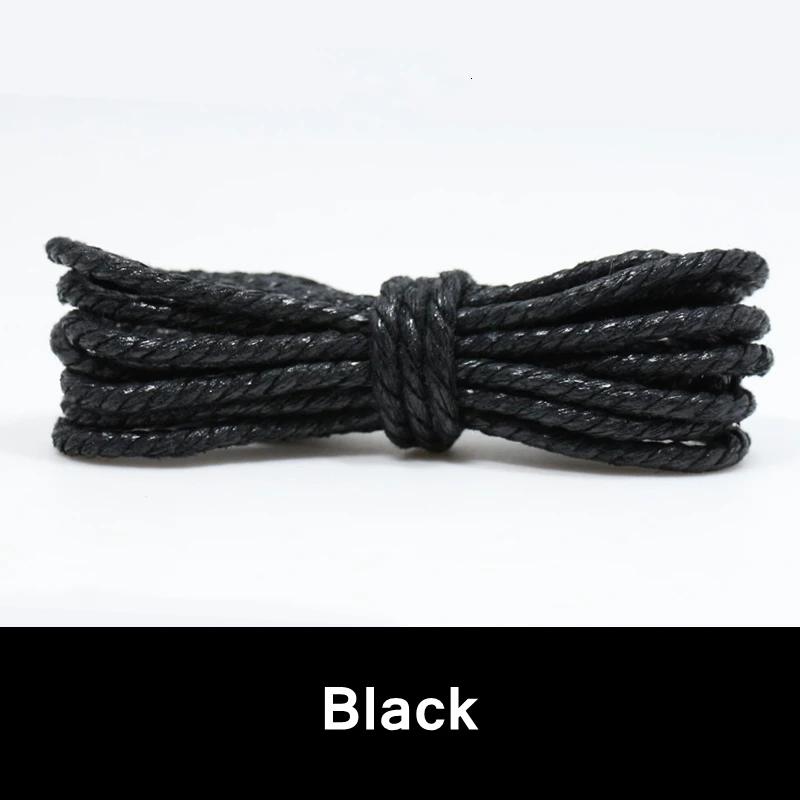 1 пара повседневных кожаных шнурков, вощеные круглые шнурки для обуви, шнурки для ботинок, спортивная обувь, веревка 60/90/120/150 см, аксессуары