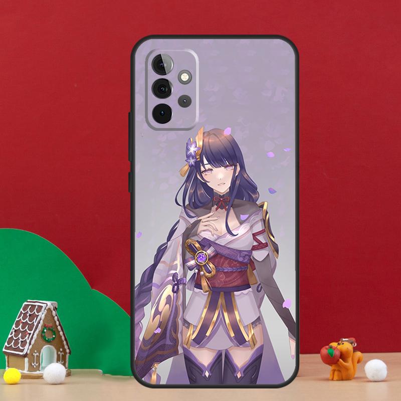 Игровой чехол Baal Genshin Impact для Samsung Galaxy A56 A33 A13 A36 A23 A52 A32 A12 A54 A34 A14 A16 A53 A15 A35 A55 A17