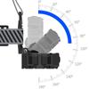 Налобный фонарь MengPao с 10 светодиодами COB, перезаряжаемый через USB