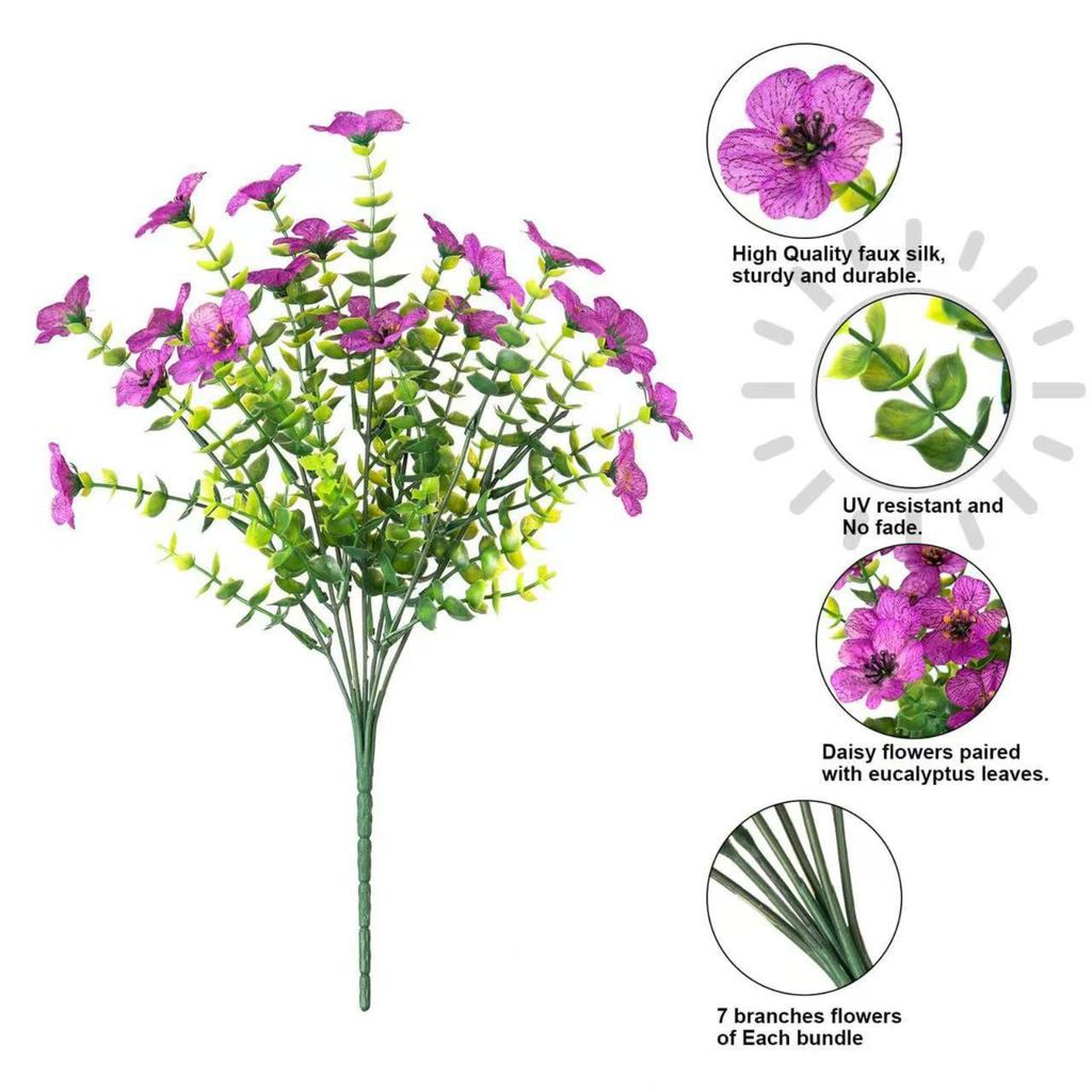 Уличные искусственные цветы Искусственные растения Искусственное уличное озеленение Утро - УФ-пластик Кустарники Декор