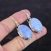 Blue Lace Agate Earrings Gemstone Dainty Jewelry 925 Sterling Silver Earrings Handmade Earring Amazing Jewelry Drop Earring Gifts For Mother