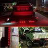 2PCS 15" Red LED Truck Trailer Strip Brake 3Rd Lights Rear Turn Tail Light Bar A