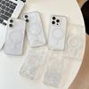 Подходит для Apple 16Promax прозрачный блестящий со звездами 17 пайетки магнитный чехол для мобильного телефона Iphone15 Эпоксидный мягкий чехол