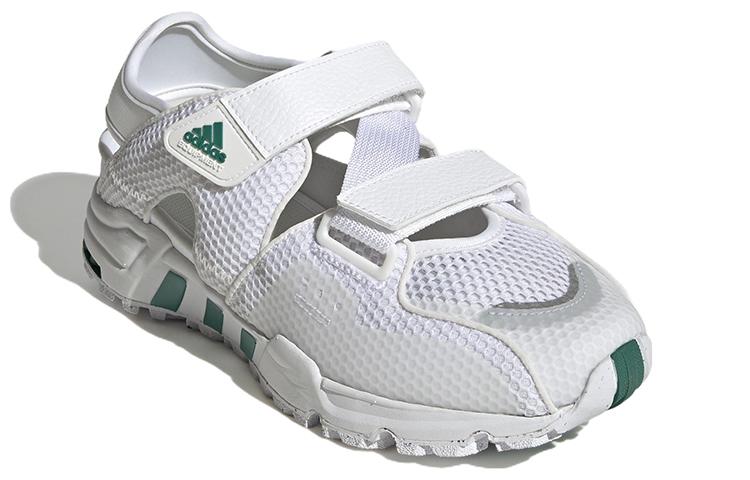 Сандалии EQT93 Adidas 'Cloud White Green' GZ7199